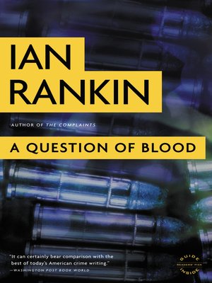 cover image of A Question of Blood